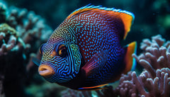 Red Turquoise Discus