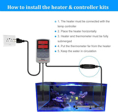 Hygger Double Quartz Heater HG043