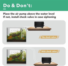 Hygger Adjustable Eco Air Pump, HG981 - HG981-5W (20 to 300 Gallon)