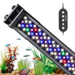 Hygger Full Spectrum White Blue Red LED Aquarium Light, HG918 - 16W (24-30")