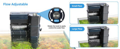 Hygger Hang-On-Back Aquarium Filter, HG099 - HG099-S