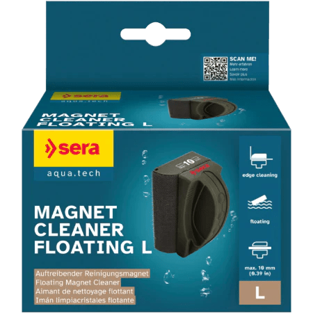 sera Magnet Cleaner Floating - L 10 mm Glass
